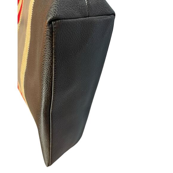 Nine West Beachy Nautical Tote Shoulder Bag Purse NWOT - Picture 3 of 5